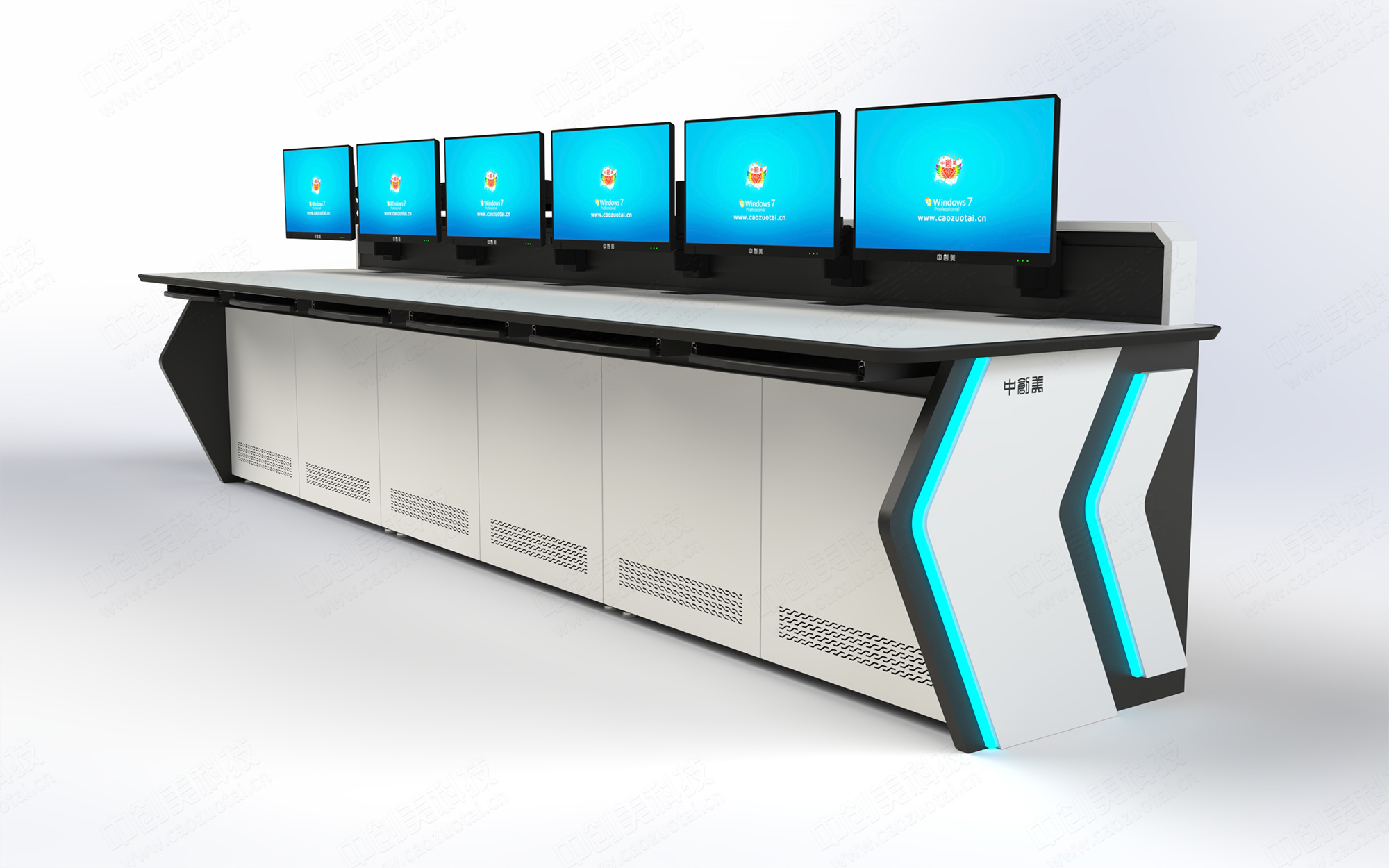 監控操作臺圖片